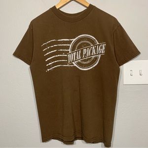 Total Package‎ Brown Skater Graphic Tee Y2K Medium